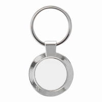 Aluminium sleutelhanger  rond