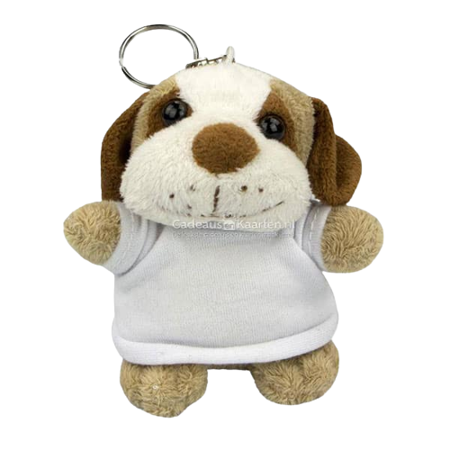 Pluche Hond sleutelhanger